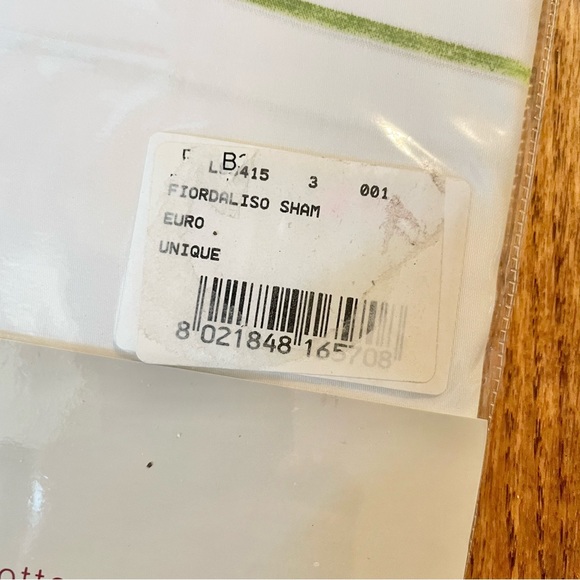 Signoria Firenze Floral Euro Sham - 2 Available - Picture 3 of 4